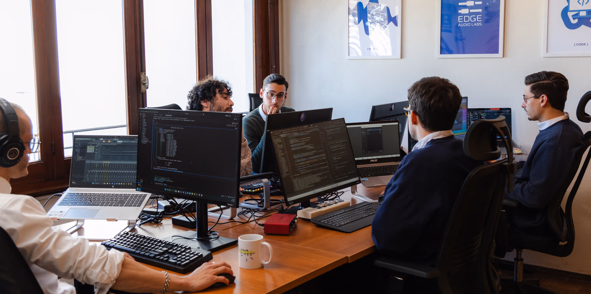 The Edge Audio Labs team at work